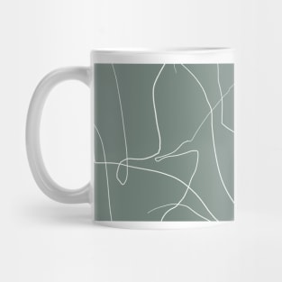 Abstract green pattern Mug